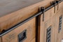 Giner y Colomer Aparador Industrial Madera de Mango Metal Natural 80 x 165 x 45 cm